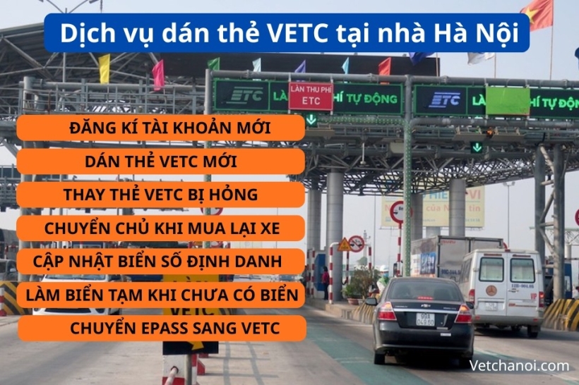 Dán VETC tại nhà Hà Nội tiện lợi nhanh chóng