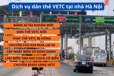 Dán VETC tại nhà Hà Nội tiện lợi nhanh chóng