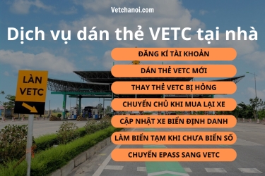 Dán thẻ VETC tại nhà: Dịch vụ tiện lợi, tiết kiệm thời gian